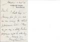 Autograph Letter Signed from Evangeline Florence