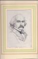Attractive black and white pen portrait of the American novelist Nathaniel Hawthorne Attractive black and white pen portrait of the American novelist Nathaniel Hawth