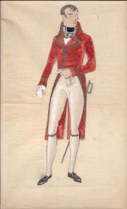 Costume designs for the 1934 production of 'Josephine' by J. M. Barrie, at His M