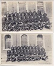 Nine prints of group photographs of inmates at the first Borstal Prison 