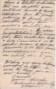 Autograph Letter Signed by 'Mohindro Ranjan Raj of Kokina' 