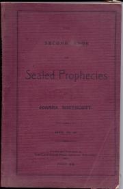 The Second Book of the Sealed Prophecies.