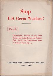 Stop U.S. Germ Warfare!