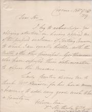 Autograph Letter Signed by George William Coventry