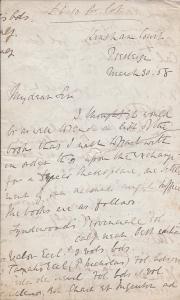 Autograph Letter Signed from W. R. Arrowsmith