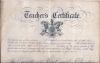 Teacher's Certificate