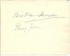 Autograph Signatures of the English cellist Beatrice Harrison
