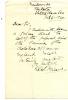 Autograph Note Signed "Robert Hichens", journalist and novelist