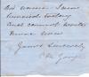 Autograph Signature of the Victorian novelist Charlotte Yonge 